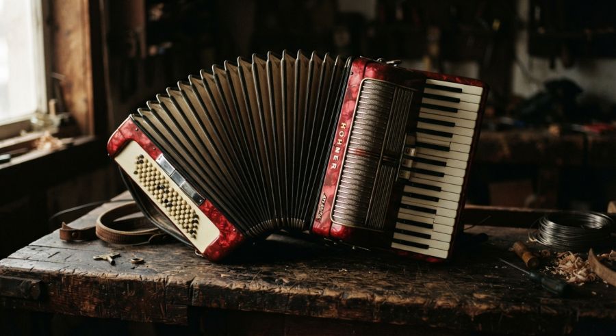 Accordéon piano à clavier